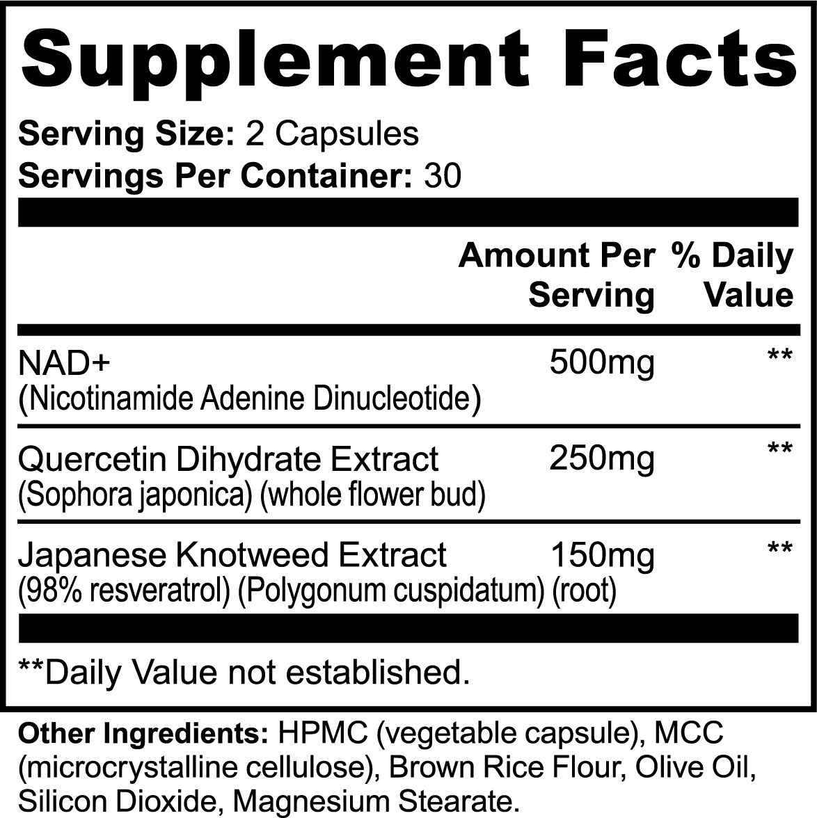 Ocemida NAD+ Cellular Renewal Complex