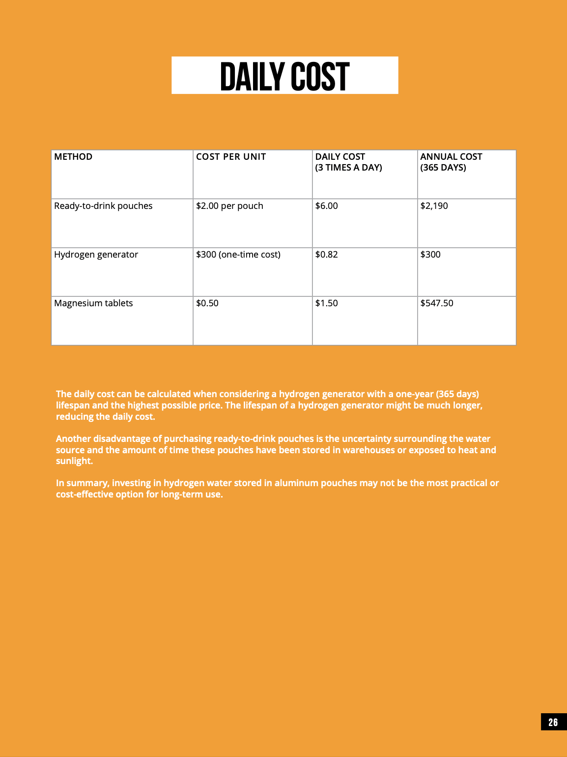 Guide on Hydrogen Water Bottle Generators (PDF EBOOK)