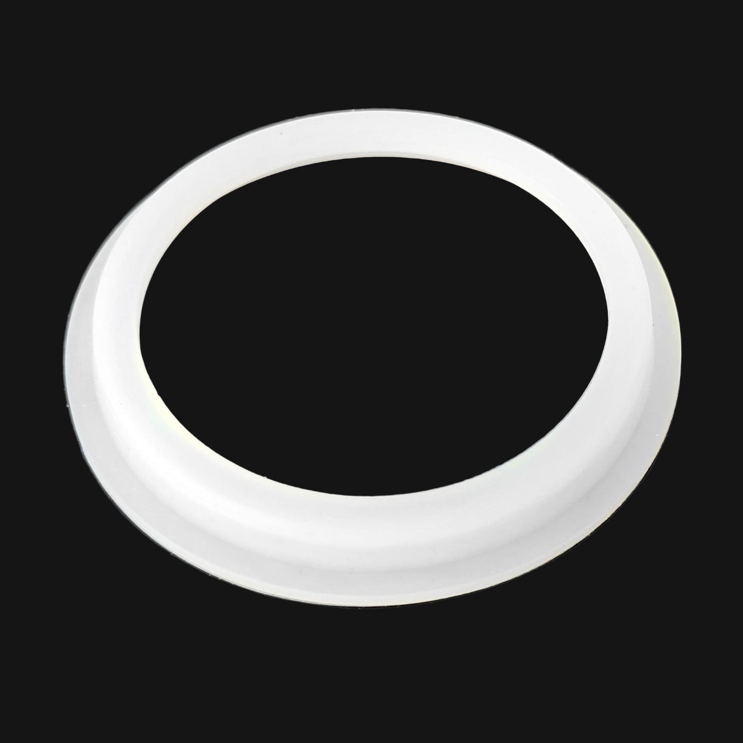 Angled view of Ocemida Queen (OCE-015) replacement silicone seal, designed for water bottle lids in kitchen and dining use.