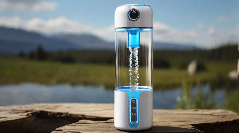 How does a Hydrogen water bottle work