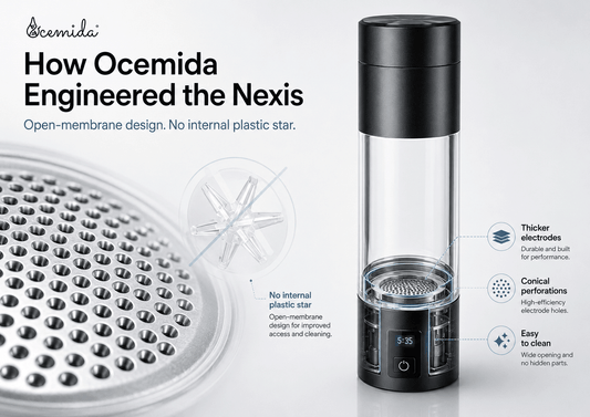 ocemida nexis hydrogen water bottle