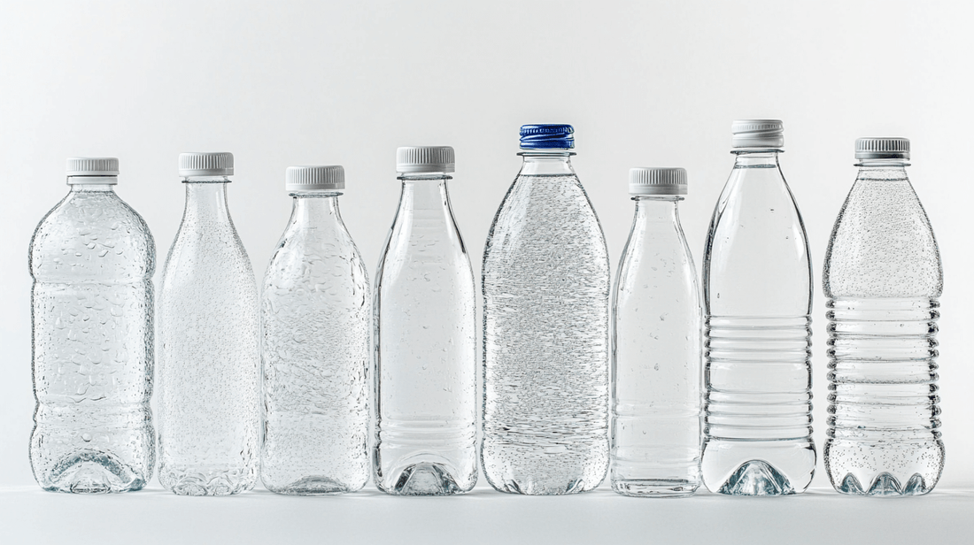 glass and plastic bottles for hydrogen water