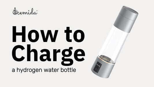 how to charge hydrogen water bottle