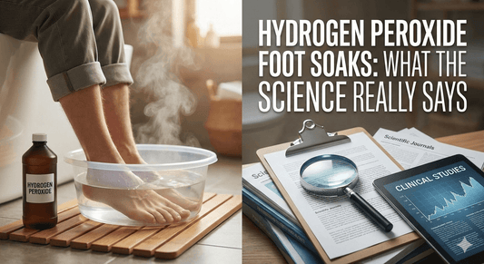 foot soaking with hydrogen peroxide
