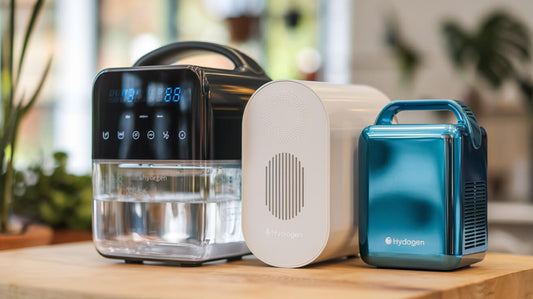 hydrogen water generators on a table