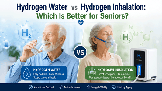 Hydrogen Water vs Hydrogen Inhalation: Which Is Better for Seniors?