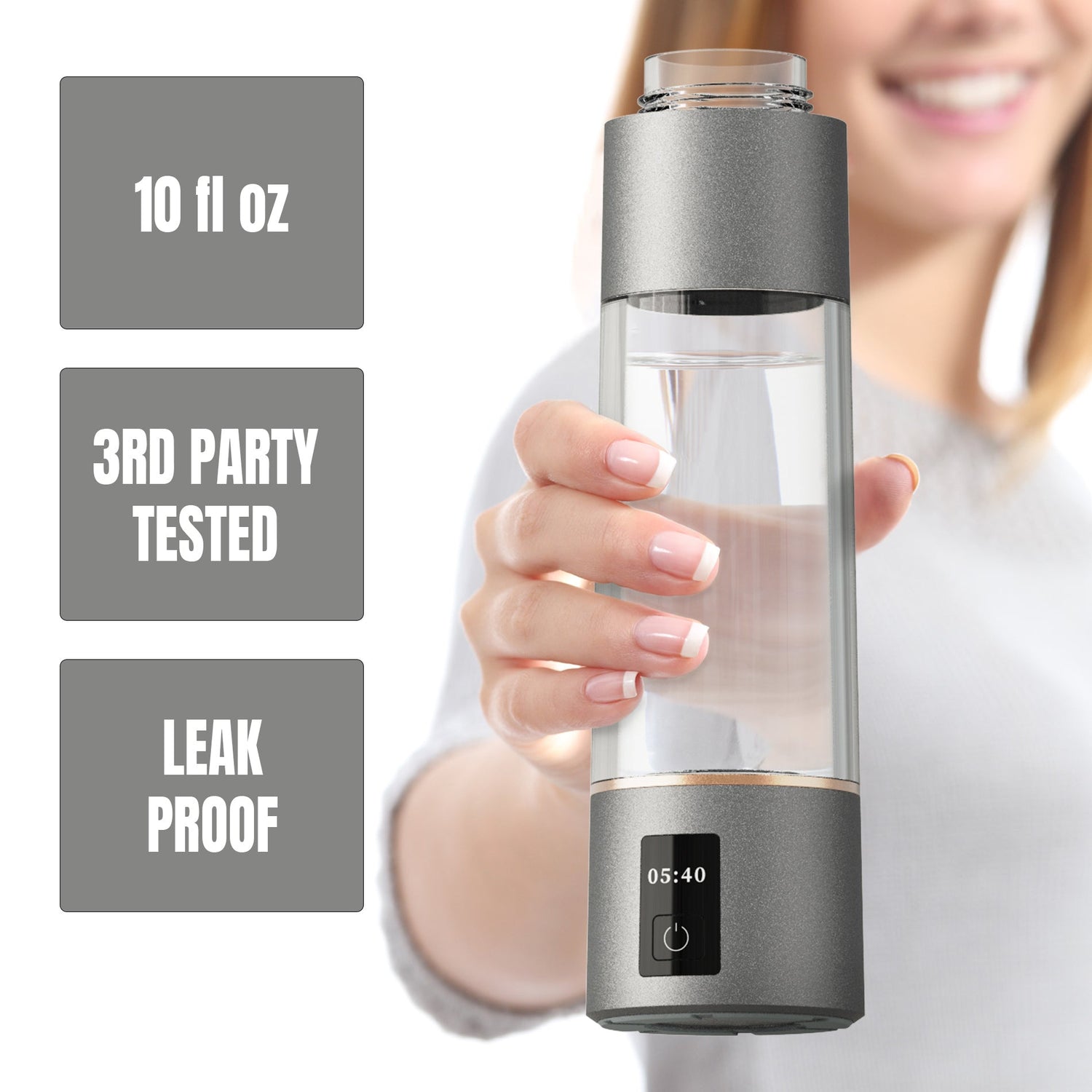 Ocemida 6000 pro hydrogen water bottle features