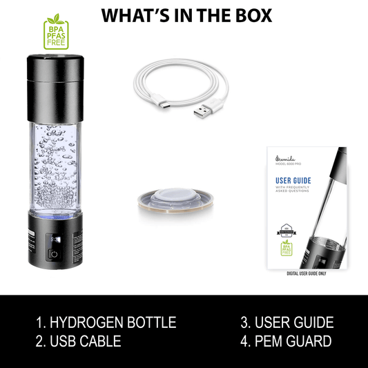 Ocemida Nexis - Professional Hydrogen Water Bottle with up to 10000 PPB