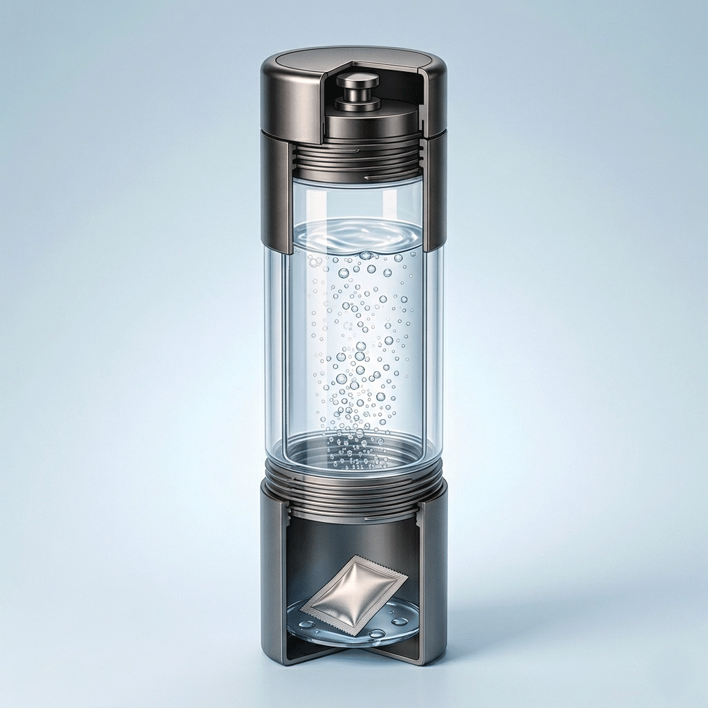 Ocemida HydroPod - Glass Hydrogen Water Bottle