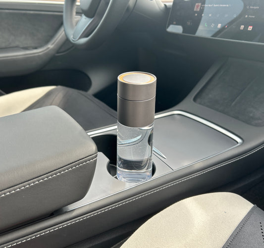 6000 pro in the car cup holder