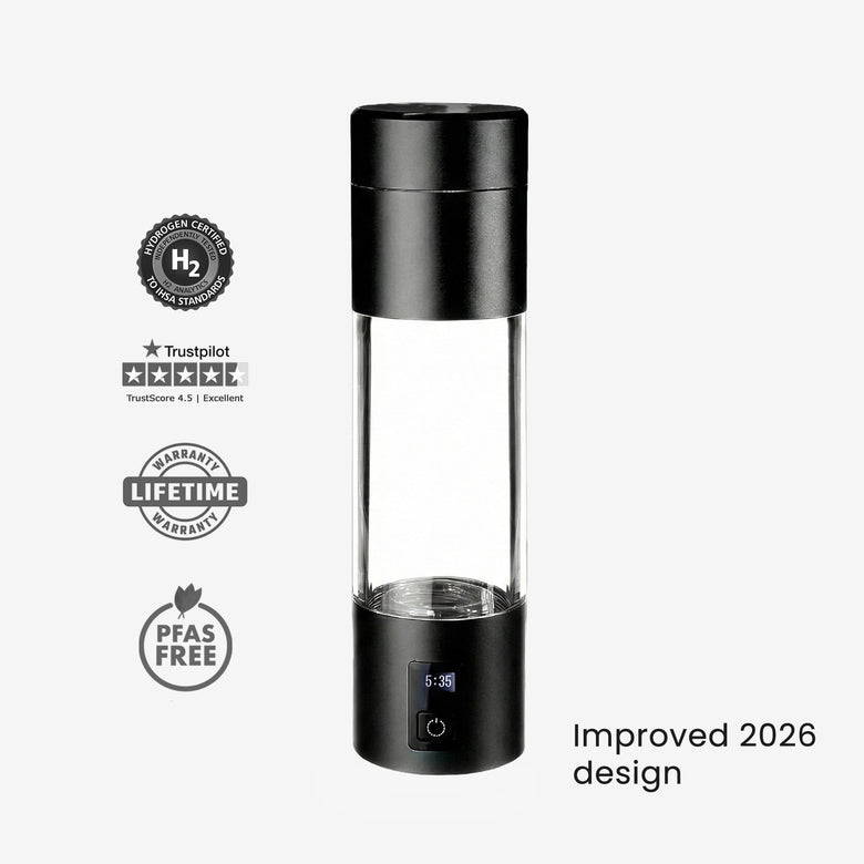 Botella de agua con hidrógeno OCEMIDA Professional de 5000 PPB con recipiente de Tritan