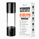 Ocemida NEXIS Black hydrogen water bottle with packaging on a white background
