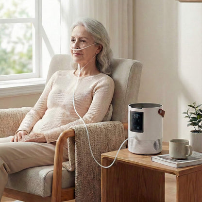 Máquina inhaladora de hidrógeno Ocemida, generador de agua de hidrógeno, ionizador SPE de 120 ml/min, con adaptador para automóvil