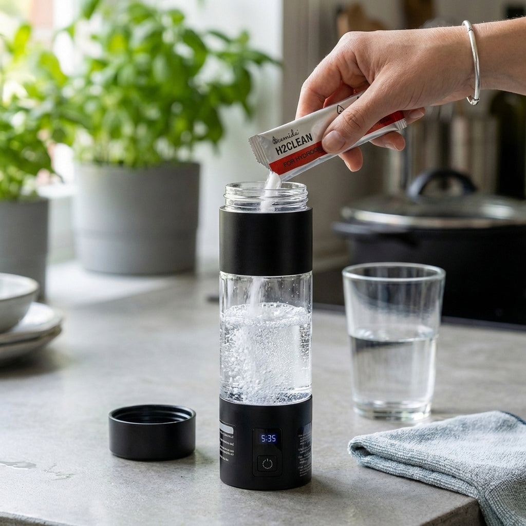 H2CLEAN - Single-Use Bottle Cleaning Powder Stick