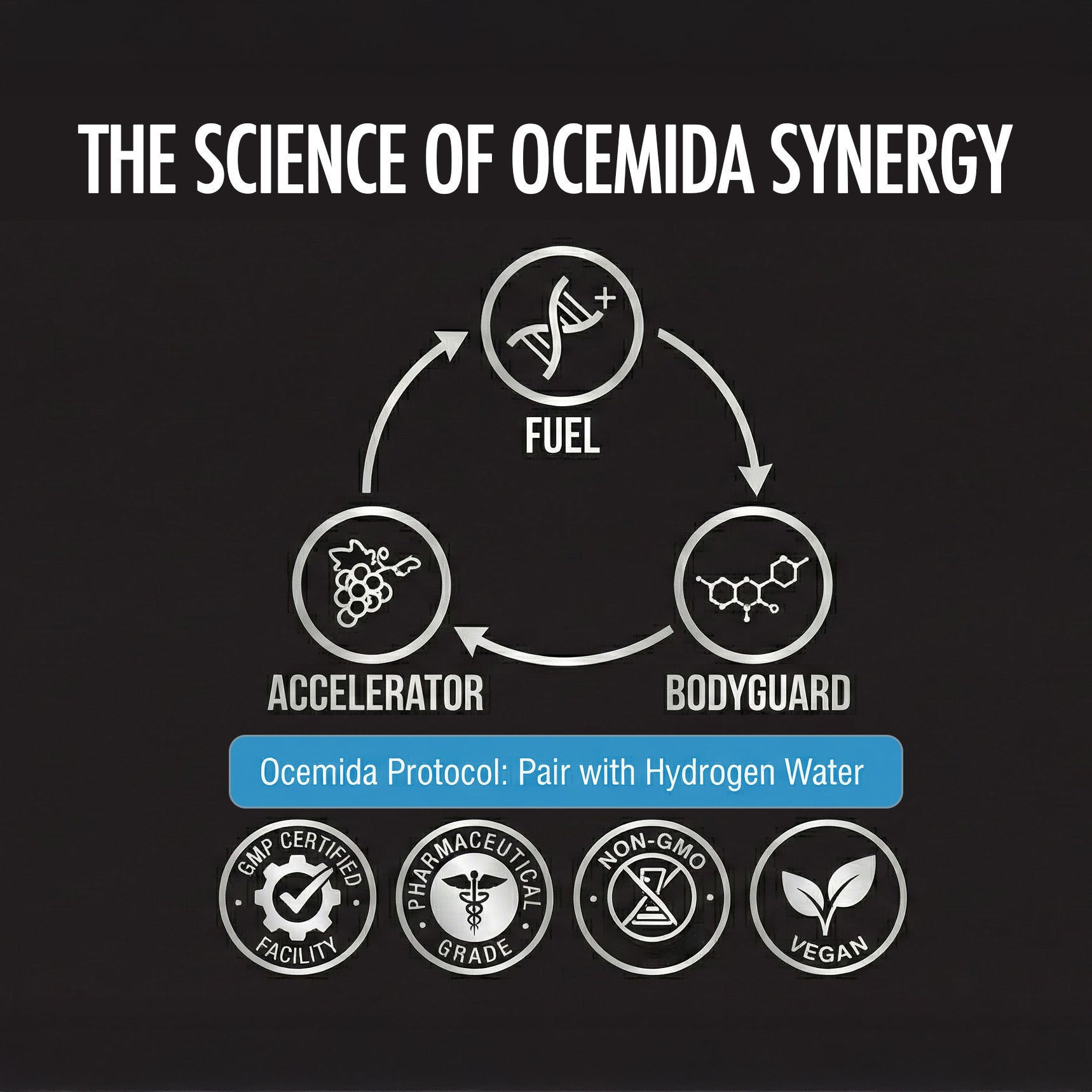 Ocemida NAD+ Cellular Renewal Complex