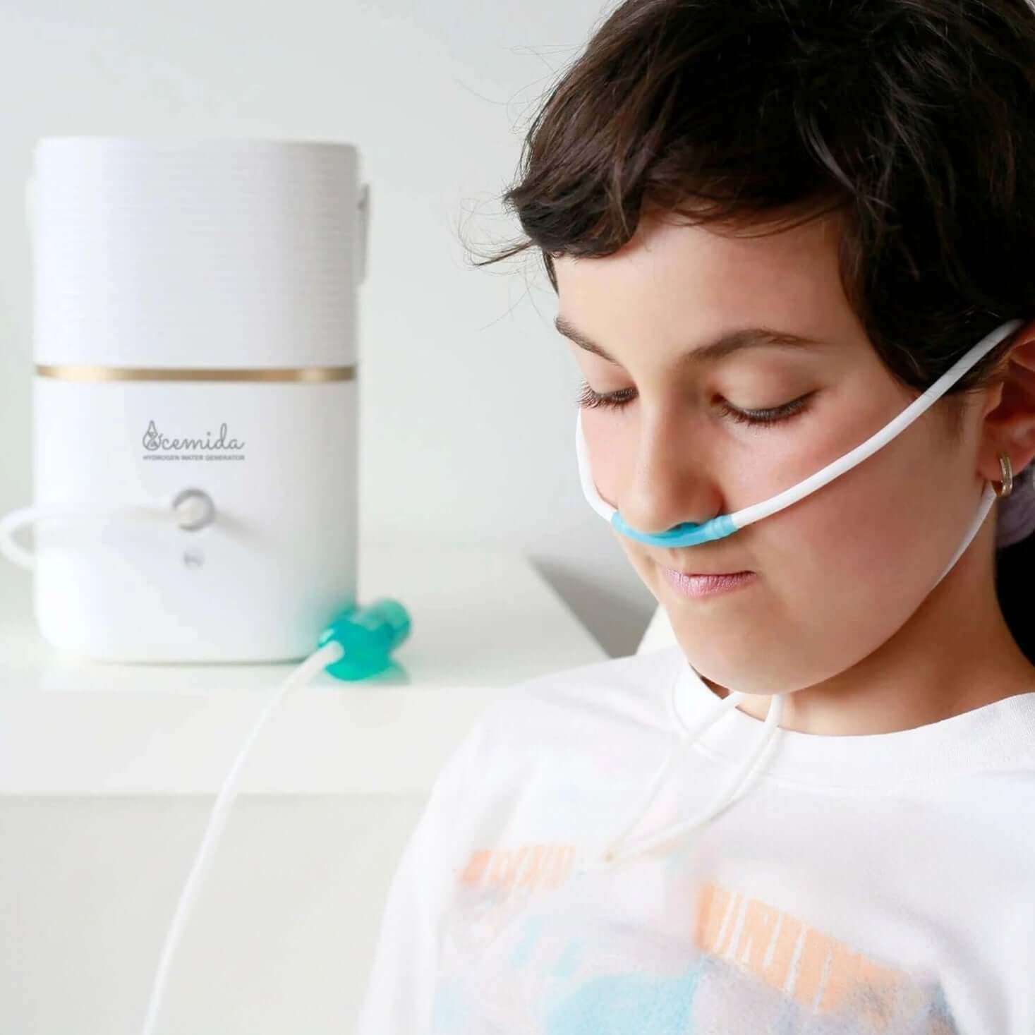 Reusable Soft Nasal Cannula for Hydrogen and Oxygen Inhalation Machines